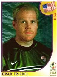 2002 Panini World Cup Stickers #279 Brad Friedel Front