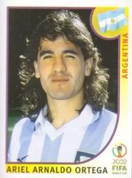 2002 Panini World Cup Stickers #399 Ariel Ortega Front