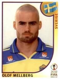 2002 Panini World Cup Stickers #442 Olof Mellberg Front