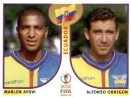 2002 Panini World Cup Stickers #516 Marlon Ayoví / Alfonso Obregon Front