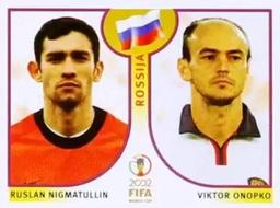 2002 Panini World Cup Stickers #522 Ruslan Nigmatullin / Viktor Onopko Front