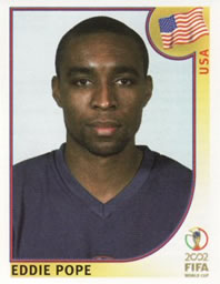 2002 Panini World Cup Stickers #283 Eddie Pope Front