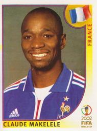 2002 Panini World Cup Stickers #36 Claude Makelele Front