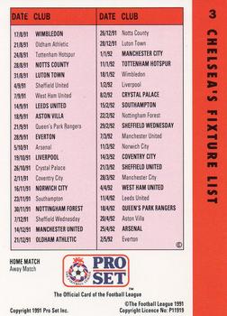 1991-92 Pro Set Fixtures #3 Paul Elliott Back