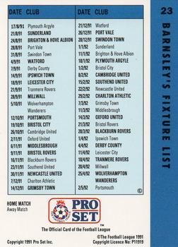 1991-92 Pro Set Fixtures #23 Mel Machin  Back