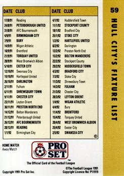 1991-92 Pro Set Fixtures #59 Andy Payton Back