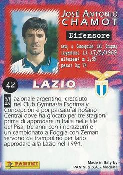 1997 Panini Calcio Serie A #42 Jose Chamot Back