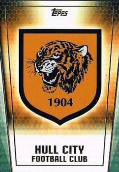 2015 Topps Premier Club #187 Hull City Club Badge Front