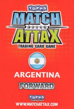2010 Topps Match Attax England 2010 - International Legend #NNO Diego Maradona Back