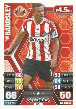 2013-14 Topps Match Attax Premier League Extra #U51 Phil Bardsley Front