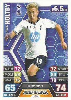 2013-14 Topps Match Attax Premier League Extra #U59 Lewis Holtby Front