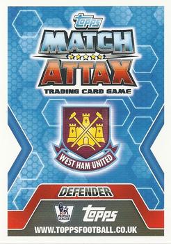 2013-14 Topps Match Attax Premier League Extra - Game Changer #GC39 Winston Reid Back