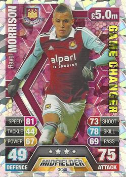 2013-14 Topps Match Attax Premier League Extra - Game Changer #GC40 Ravel Morrison Front