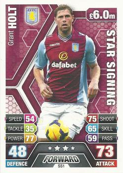 2013-14 Topps Match Attax Premier League Extra - Star Signing #SS1 Grant Holt Front