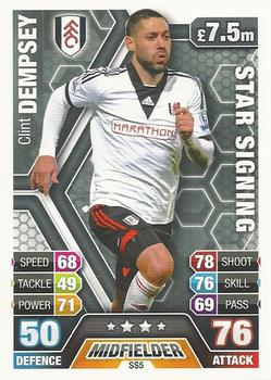 2013-14 Topps Match Attax Premier League Extra - Star Signing #SS5 Clint Dempsey Front