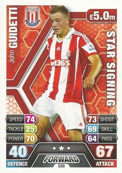 2013-14 Topps Match Attax Premier League Extra - Star Signing #SS8 John Guidetti Front