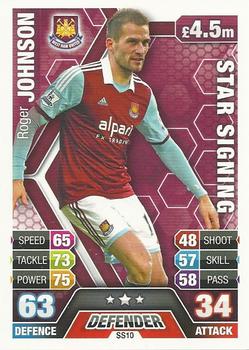 2013-14 Topps Match Attax Premier League Extra - Star Signing #SS10 Roger Johnson Front