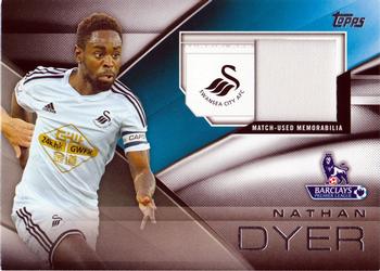 2014 Topps Premier Gold - Football Fibers Relics #FFR-ND Nathan Dyer Front