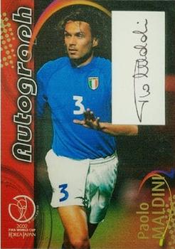 2002 Panini World Cup Japanese Edition - Autographs #A5 Paolo Maldini Front