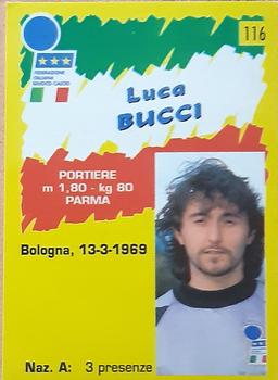 1996 Panini Calcio Serie A #116 Luca Bucci Back