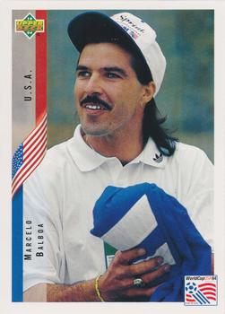 1994 Upper Deck World Cup Contenders Spanish #3 Marcelo Balboa Front