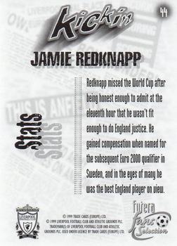 1999 Futera Liverpool Fans' Selection - Foil #44 Jamie Redknapp Back