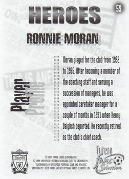 1999 Futera Liverpool Fans' Selection - Foil #59 Ronnie Moran Back