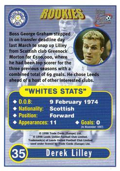 1997-98 Futera Leeds United Fans' Selection #35 Derek Lilley Back