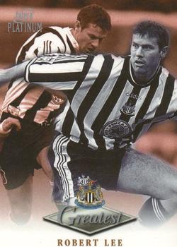 1999 Futera Platinum Newcastle United Greatest #NNO Rob Lee Front