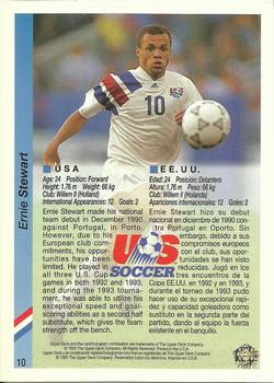 1993 Upper Deck World Cup Preview (English/Spanish) #10 Earnie Stewart Back