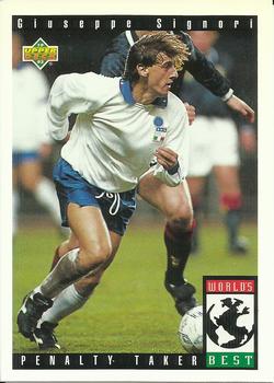 1993 Upper Deck World Cup Preview (English/Spanish) #111 Giuseppe Signori Front