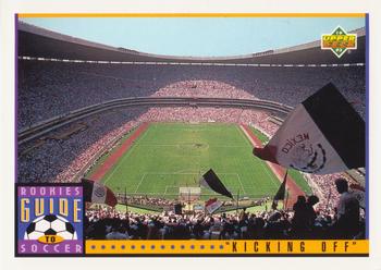 1993 Upper Deck World Cup Preview (English/Spanish) #116 Kicking Off Front