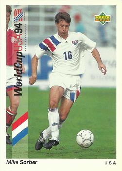 1993 Upper Deck World Cup Preview (English/Spanish) #16 Mike Sorber Front