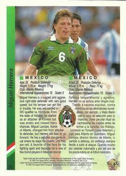 1993 Upper Deck World Cup Preview (English/Spanish) #36 Miguel Herrera Back