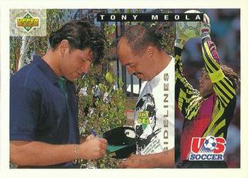 1993 Upper Deck World Cup Preview (English/Spanish) #149 Tony Meola Front