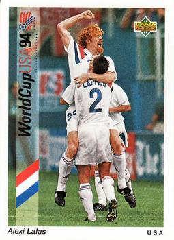 1993 Upper Deck World Cup Preview (English/Spanish) #22 Alexi Lalas Front