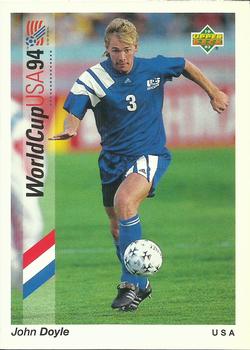 1993 Upper Deck World Cup Preview (English/Spanish) #3 John Doyle Front