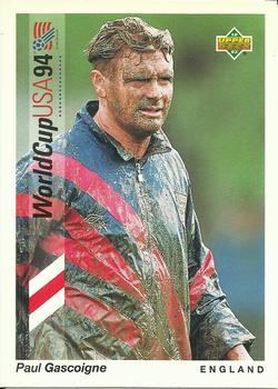 1993 Upper Deck World Cup Preview (English/Spanish) #80a Paul Gascoigne Front