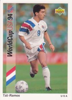 1993 Upper Deck World Cup Preview (English/Spanish) #9 Tab Ramos Front