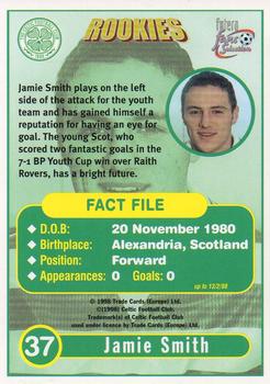 1997-98 Futera Celtic Fans Selection - Foil #37 Jamie Smith Back