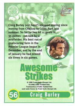 1997-98 Futera Celtic Fans Selection - Foil #56 Craig Burley Back