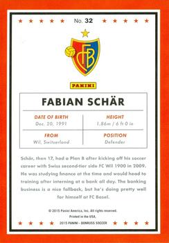 2015 Donruss #32 Fabian Schar Back