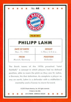 2015 Donruss #44 Philipp Lahm Back
