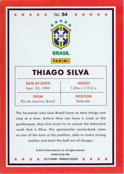 2015 Donruss #54 Thiago Silva Back