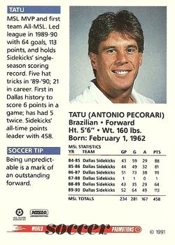 1991 Soccer Shots MSL #023 Tatu  Back