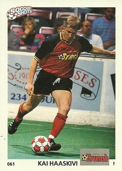 1991 Soccer Shots MSL #061 Kai Haaskivi  Front