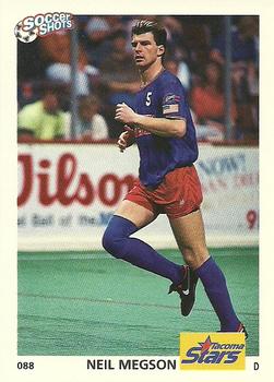 1991 Soccer Shots MSL #088 Neil Megson  Front