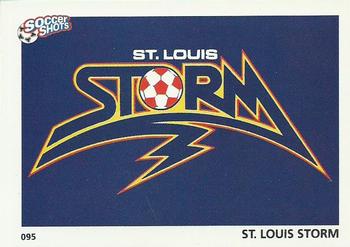 1991 Soccer Shots MSL #095 St. Louis Storm  Front