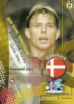 2002 Panini World Cup #49 Jon Dahl Tomasson  Back