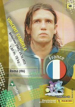2002 Panini World Cup #58 Vincent Candela  Back